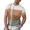 image:imageSOLY HUX Mens Summer Striped Color Block Tees Casual Crew Neck Short Sleeve T ShirtsMulti Striped