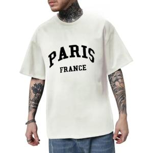 image:imageSOLY HUX Mens Letter Print Graphic T Shirt Short Sleeve Round Neck Summer Tee TopsWhite Letter