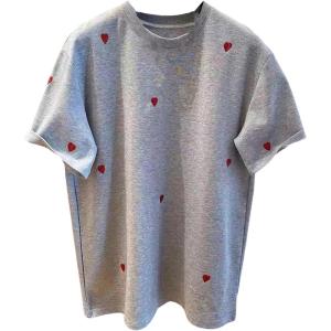 image:imageSOLY HUX Womens Short Sleeve Crew Neck T Shirts Summer Sweet Graphic Tee Tops Aesthetic ClothesGrey Heart