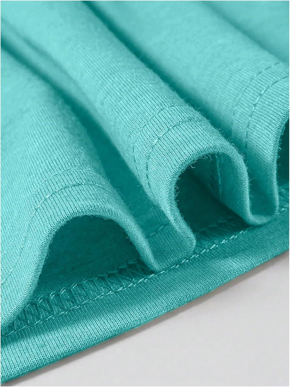 image:imageSOLY HUX Womens Letter Print Graphic Tees Crew Neck Short Sleeve Oversized T Shirt Vintage Summer TopsMint Green Letter