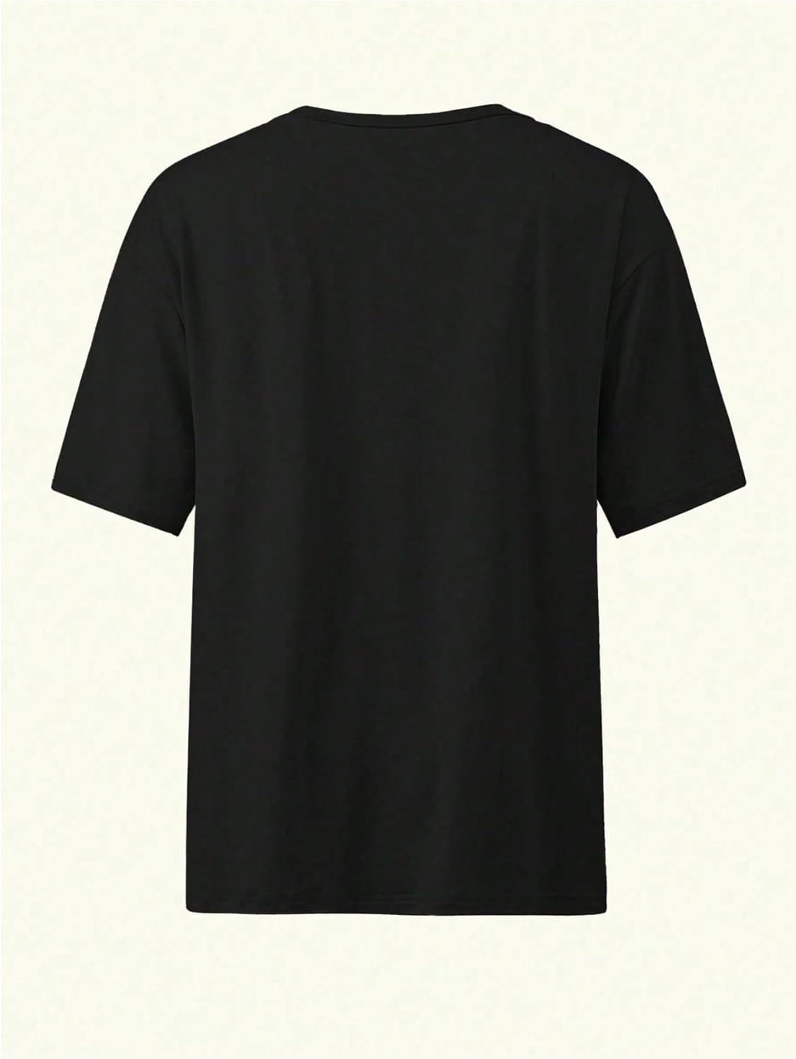 image:imageSOLY HUX Womens Vintage Graphic Tees Short Sleeve Oversized T Shirt Western Country Concert Summer Tops StreetwearBlack Graphic