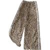 image:imageSOLY HUX Girls Leopard Wide Leg Pants Y2k Bow Cheetah Print Elastic Waist Baggy Long Pants TrousersBrown Leopard