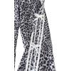image:imageSOLY HUX Girls Leopard Wide Leg Pants Y2k Bow Cheetah Print Elastic Waist Baggy Long Pants TrousersGrey Leopard