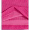 image:imageSOLY HUX Girls Square Neck Long Sleeve Ruched Bodycon Mini DressPlain Hot Pink