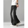 image:imageSOLY HUX Mens Baggy Track Pants Drawstring Elastic Waist Parachute Sweatpants StreetwearBlack Grey