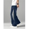 image:imageSOLY HUX Mens Baggy Track Pants Drawstring Elastic Waist Parachute Sweatpants StreetwearDark Blue