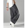 image:imageSOLY HUX Mens Baggy Track Pants Drawstring Elastic Waist Parachute Sweatpants StreetwearDark Grey