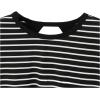 image:imageSOLY HUX Women Open Back Tops Workout Backless Tee Casual Athletic Shirts Short Sleeve Oversized Gym T ShirtBlack and White