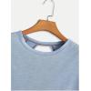 image:imageSOLY HUX Women Open Back Tops Workout Backless Tee Casual Athletic Shirts Short Sleeve Oversized Gym T ShirtPlain Light Blue