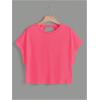 image:imageSOLY HUX Women Open Back Tops Workout Backless Tee Casual Athletic Shirts Short Sleeve Oversized Gym T ShirtPure Pink