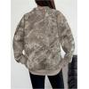 image:imageSOLY HUX Womens Camo Sweatshirts 14 Zip Pullover Shirts Long Sleeve Fall Tops StreetwearKhaki Camo
