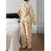 image:imageSOLY HUX Womens Long Sleeve Fall Pajamas Cute Print 2 Piece Sleepwear Matching Shirts and Pants Lounge SetYellow Graphic