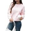 image:imageSOLY HUX Womens Oversized Sweater Long Sleeve Crewneck Cute Pullover Knit Tops Casual Trendy Fall Winter ClothingPlain Pink