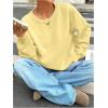 image:imageSOLY HUX Womens Oversized Sweater Long Sleeve Crewneck Cute Pullover Knit Tops Casual Trendy Fall Winter ClothingPlain Yellow