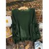 image:imageSOLY HUX Womens Plus Size Sweaters Pullover Bowknot Long Sleeve Crew Neck Knit Fall TopsDark Green