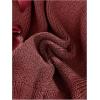 image:imageSOLY HUX Womens Plus Size Sweaters Pullover Bowknot Long Sleeve Crew Neck Knit Fall TopsPlain Burgundy
