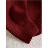 image:imageSOLY HUX Womens Plus Size Sweaters Pullover Bowknot V Neck Long Sleeve Knit Tops Fall ClothesBurgundy