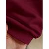 image:imageSOLY HUX Womens Quarter Zip Sweatshirts Long Sleeve Mock Neck Hoodies Oversized Pullover Tops Fall ClothesPlain Burgundy
