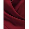 image:imageSOLY HUX Womens V Neck Satin Blouse Wrap Tie Side Sleeveless Shirt Summer Business Casual TopsPure Burgundy
