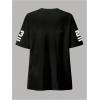 image:imageSOLY HUX Womens Y2k Jersey Tee Number Print V Neck Short Sleeve Oversized Graphic Tshirts Preppy ClothesBlack 23