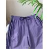 image:imageSOLY HUX Womens Y2k Striped Side Baggy Pants Drawstring Elastic Waist Wide Leg Track Pants StreetwearPurple Striped