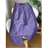 image:imageSOLY HUX Womens Y2k Striped Side Baggy Pants Drawstring Elastic Waist Wide Leg Track Pants StreetwearPurple Striped