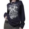 image:imageSOLY HUX Womens Y2k Long Sleeve Shirts Gothic Grunge TShirt Graphic Tee Top StreetwearDark Blue
