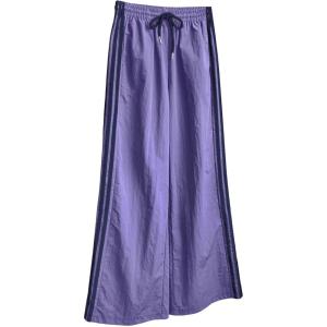 image:imageSOLY HUX Womens Y2k Striped Side Baggy Pants Drawstring Elastic Waist Wide Leg Track Pants StreetwearPurple Striped
