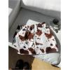 image:imageSOLY HUX Womens Cow Print Fringe Mini Skirt Summer Going Out Skirts Western Country Concert OutfitRust Brown Cow