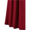 image:imageSOLY HUX Womens High Waisted Elegant Pleated Long Skirt A Line Belted Swing Fall Office SkirtsPure Red