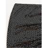 image:imageSOLY HUX Womens Sequin Sparkly Skirt High Waisted Ruched Split Hem Going Out Mini SkirtsPure Black