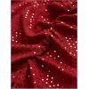 image:imageSOLY HUX Womens Sequin Sparkly Skirt High Waisted Ruched Split Hem Going Out Mini SkirtsRed