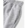 image:imageSOLY HUX Girls Casual Sweatpants Elastic Waist Wide Leg Baggy Long Pants with PocketsPlain Light Grey