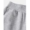 image:imageSOLY HUX Girls Casual Sweatpants Elastic Waist Wide Leg Baggy Long Pants with PocketsPlain Light Grey