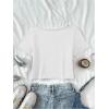 image:imageSOLY HUX Girls Off The Shoulder Summer Crop Tops Number Graphic Short Sleeve Boat Neck Tee ShirtsWhite Blue Number