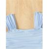 image:imageSOLY HUX Girls Summer Ruched Sleeveless Crop Tops Sweetheart Neck Cute Tank ShirtsPlain Light Blue