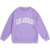 image:imageSOLY HUX Girls Graphic Sweatshirt Color Block Letter Print Long Sleeve Crewneck Casual Pullover TopsPurple Letter