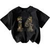 image:imageSOLY HUX Girls Number Graphic Tees Short Sleeve Crew Neck T Shirt Y2k Summer TopsBlack Number