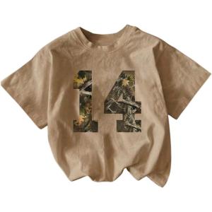 image:imageSOLY HUX Girls Number Graphic Tees Short Sleeve Crew Neck T Shirt Y2k Summer TopsCoffee Number