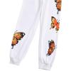 image:imageSOLY HUX Girls Butterfly Print Cami Tops amp High Low Hem Short Sleeve T Shirt with Sweatpants 3 PieceWhite Butterfly  Thickening Type