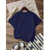 image:imageSOLY HUX Girls Number Graphic Tees Short Sleeve Crew Neck Y2k Tops Jersey ShirtsDark Blue Number