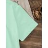 image:imageSOLY HUX Girls Number Graphic Tees Short Sleeve Crew Neck Y2k Tops Jersey ShirtsMint Green Number