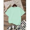 image:imageSOLY HUX Girls Number Graphic Tees Short Sleeve Crew Neck Y2k Tops Jersey ShirtsMint Green Number