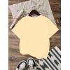 image:imageSOLY HUX Girls Number Graphic Tees Short Sleeve Crew Neck Y2k Tops Jersey ShirtsYellow Number