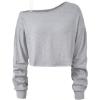 image:imageSOLY HUX Girls Off The Shoulder Sweatshirt Tops Long Sleeve T Shirts Cute Crop Pullover TopsPlain Grey