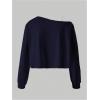 image:imageSOLY HUX Girls Off The Shoulder Sweatshirt Tops Long Sleeve T Shirts Cute Crop Pullover TopsRoyal Blue