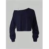 image:imageSOLY HUX Girls Off The Shoulder Sweatshirt Tops Long Sleeve T Shirts Cute Crop Pullover TopsRoyal Blue