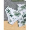 image:imageSOLY HUX Girls Summer Swimsuit Set Floral Halter Triangle Bikini Set with Wrap Skirts BeachwearGreen Tropical