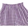 image:imageSOLY HUX Toddler Girls Plaid Shorts Elastic Waist Wide Leg Ruffle Hem Loose Casual Summer ShortsPurple Plaid