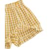 image:imageSOLY HUX Toddler Girls Plaid Shorts Elastic Waist Wide Leg Ruffle Hem Loose Casual Summer ShortsYellow Plaid